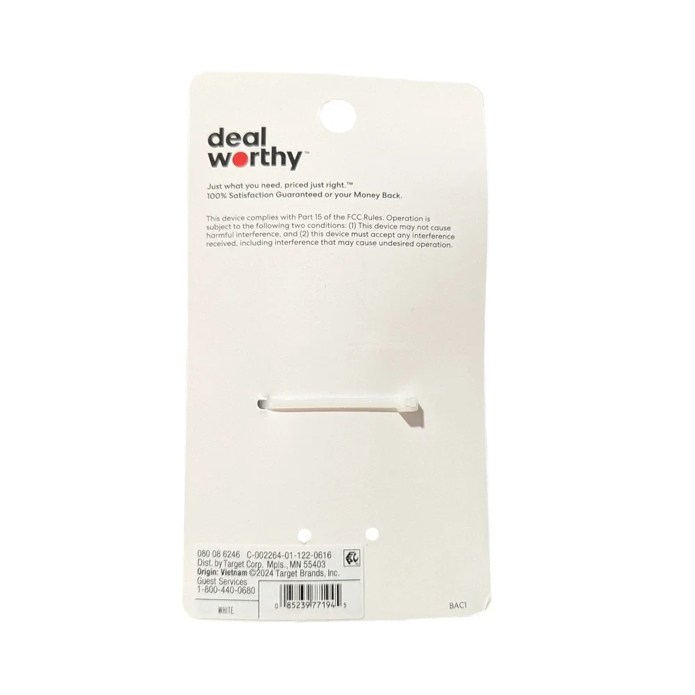 Z1O Dealworthy Single Port 20W USB-C Home Charger -‎ White, Surge Protection